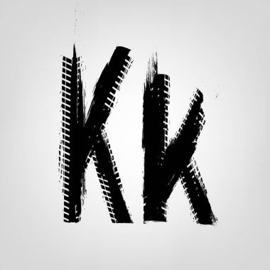 Grunge lastik mektup