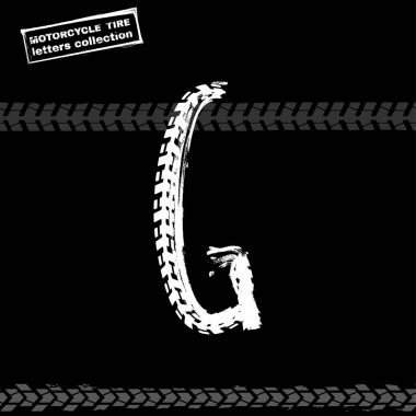 Grunge lastik mektup