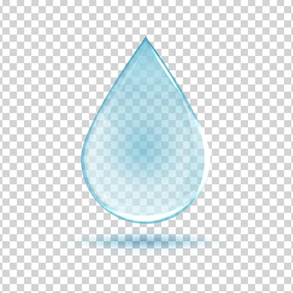 Gota de agua imagen — Vector de stock