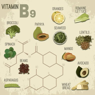 Vitamin B9 gıda