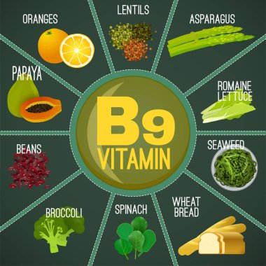Vitamin B9 gıda