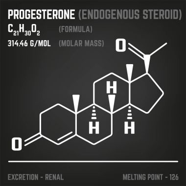 Hormone Molecule Image clipart