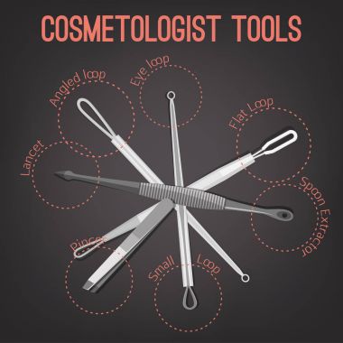 Cosmetologist Tools Image clipart