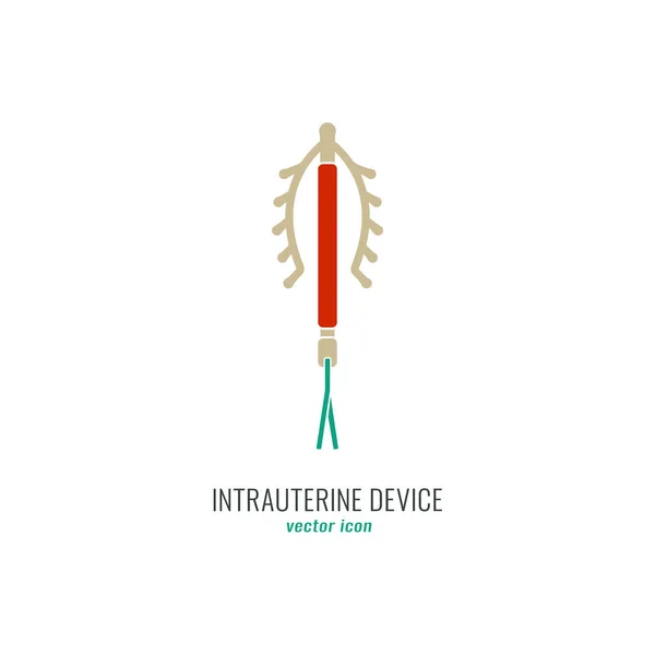 Icône de dispositif intra-utérin — Image vectorielle