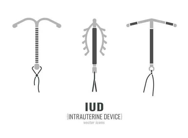 Intrauterine apparaatpictogram — Stockvector