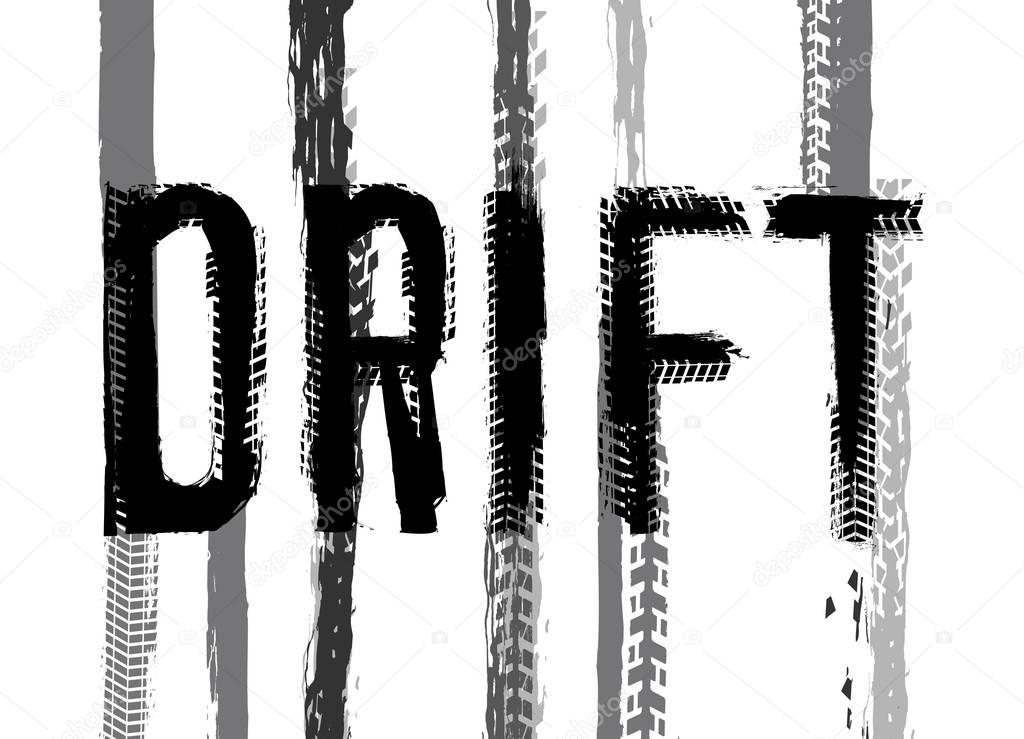 Drift lettering Image