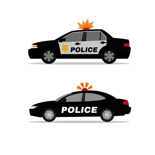 Policía imagen del coche — Vector de stock