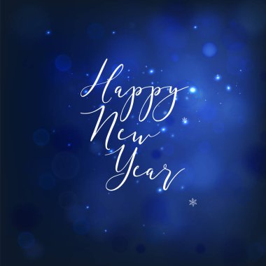 Noel mavi renkli yazı