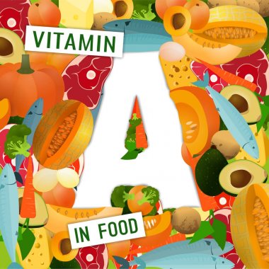 A vitamini arka plan