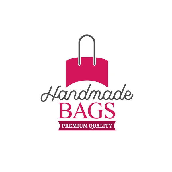 Sac à main boutique logo — Image vectorielle