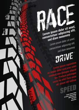 Motosiklet lastik Poster