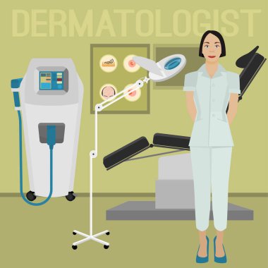 Dermatolog office görüntü