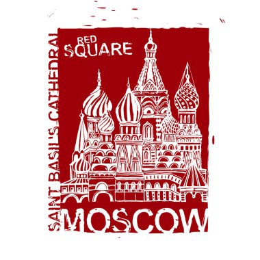 Handdrawn Moskova Resim