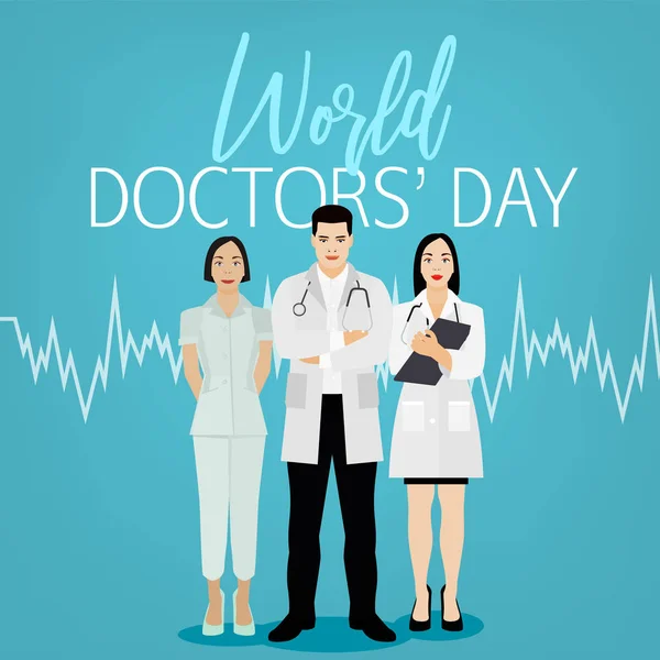 World doctor day — Stock Vector