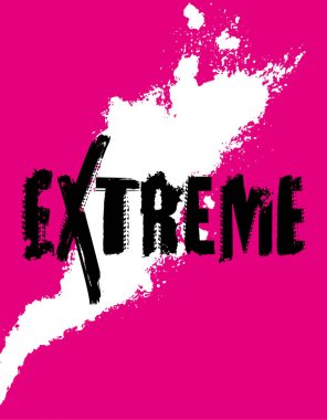 Vektör aşırı yazı