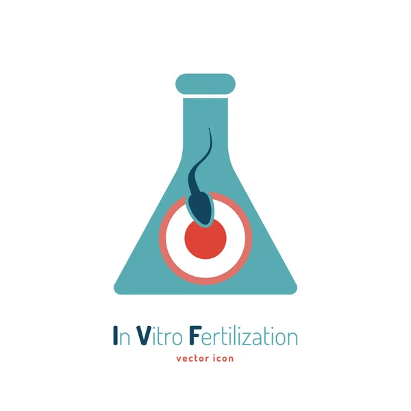 In-vitrofertilisatie pictogram — Stockvector