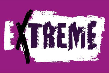 Vektör aşırı yazı