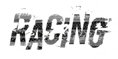 Off-Road grunge moto yazı