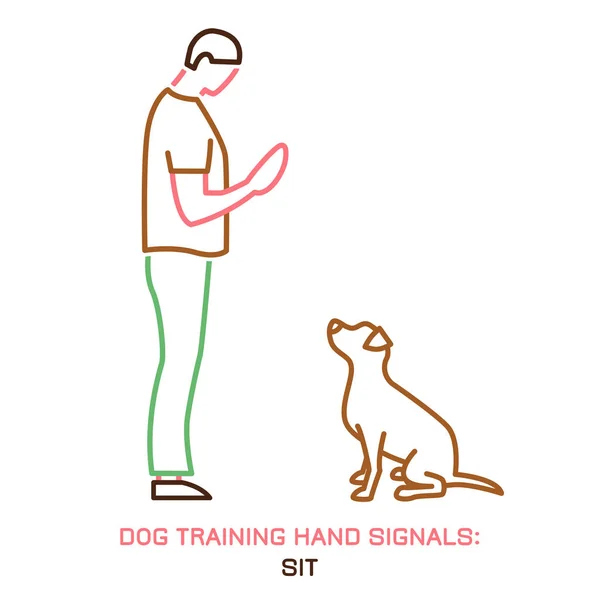 Icône comportement chien — Image vectorielle