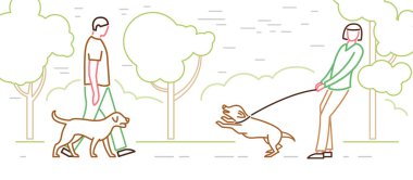 köpek yürüyüş