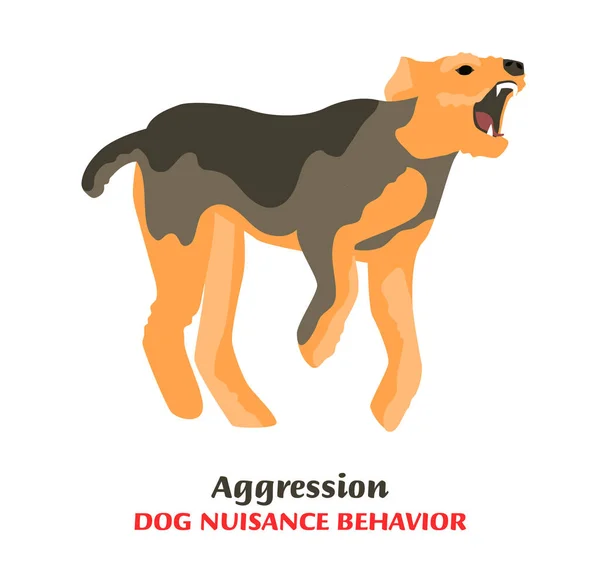 Икона "Проблемы поведения собак" — стоковый вектор