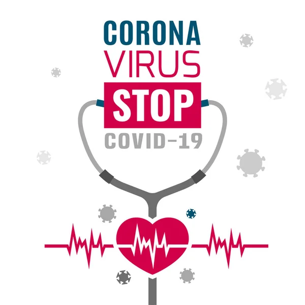 Coronavirüs Salgını Gribi Zatürree Salgınını Durdurun Covid Salgını Çin Patojeni — Stok Vektör