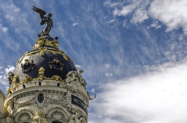 Gran Via tam zamanlı Madrid bekçisi...