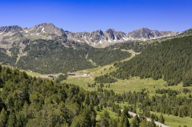 Pyrenees, yere dinlenmek ve Kayak