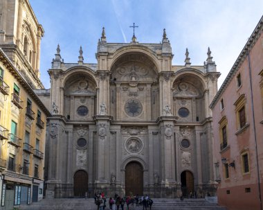 Granada, İspanya, 02 / 16 / 2019; Pasiegas Meydanı.
