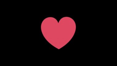 Kırmızı Kağıt Kalp Atışı Durma Hareketi Kırışıklık ve Kırışıklık