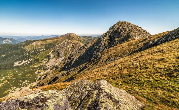 マウント Chopok、低タトラ山脈の尾根 — ストック写真