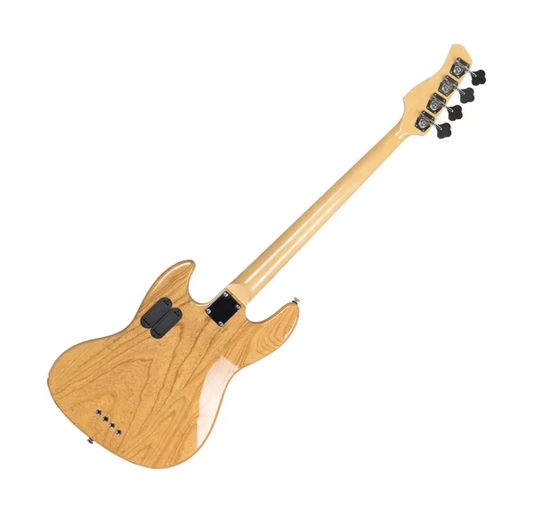 Zadní strana elektrická basová kytara — Stock fotografie