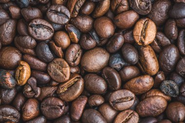 Kavrulmuş kahve çekirdeği.