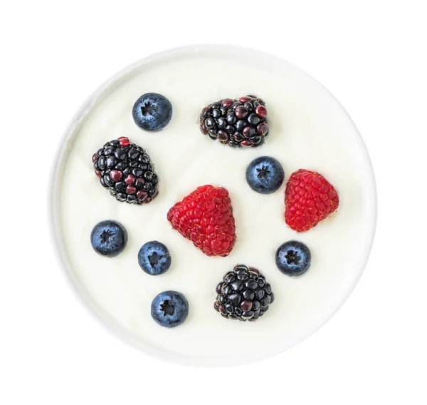 Yogurt with Berries — Stock Photo, Image