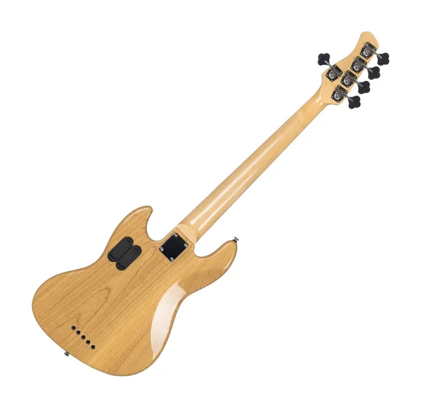 Zadní strana elektrická basová kytara — Stock fotografie