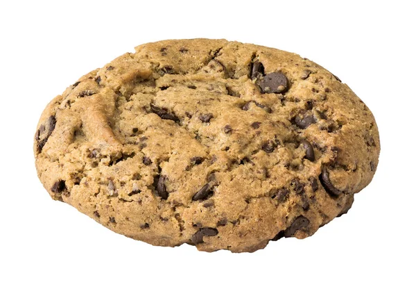 Chocolate Cookie on White Background — Stock Photo, Image