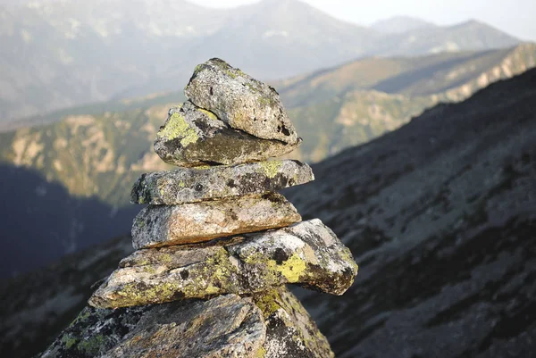 Stack av stenar i Mountasins — Stockfoto