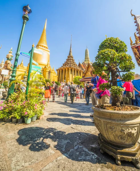 Tempio dello Smeraldo Buddha, Grand Palace, Bangkok, Thailandia — Foto Stock