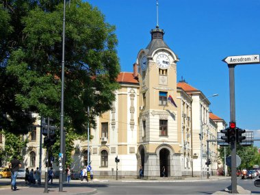 Nis, Sırbistan. Adalet Sarayı 20. yüzyılın başlarında inşa edildi..