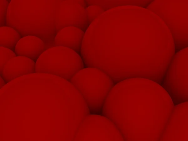 红色球形背景 — 图库照片