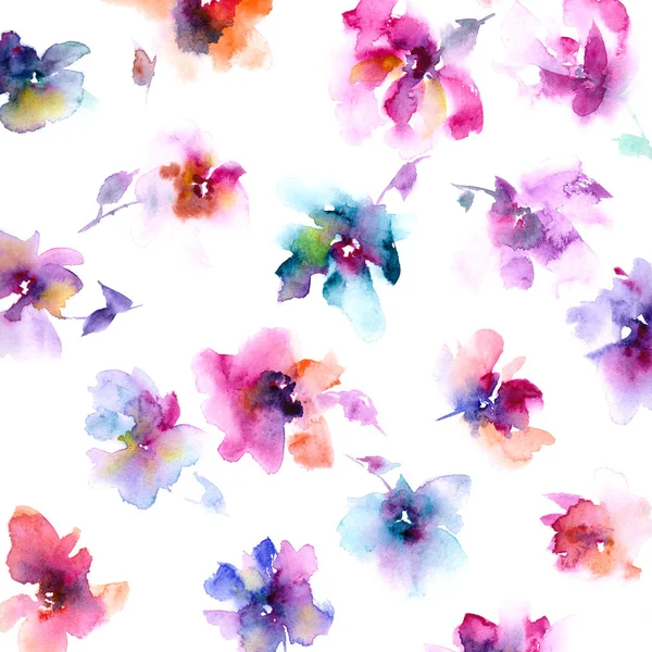 Krásné Akvarel Květiny Pro Svatební Pozvání Nebo Pohlednice Květinové Ilustrace — Stock fotografie