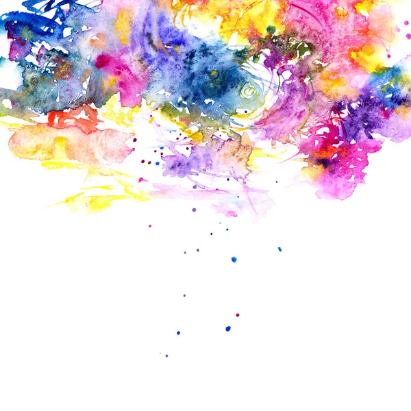 Абстрактные Акварельные Цветы Открытки Свадебного Приглашения Цветочная Иллюстрация Оформления Карты — стоковое фото
