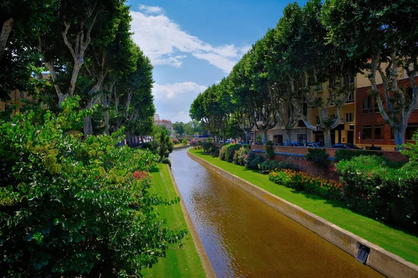 Calles de Perpiñán, Francia — Foto de Stock