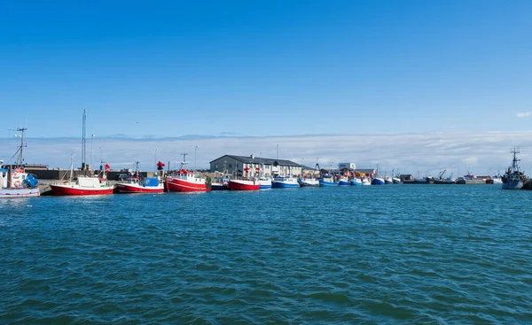 De haven van Hirtshals in Jutland, Denemarken. juli 2019 — Stockfoto