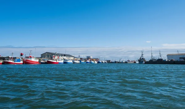 De haven van Hirtshals in Jutland, Denemarken. juli 2019 — Stockfoto