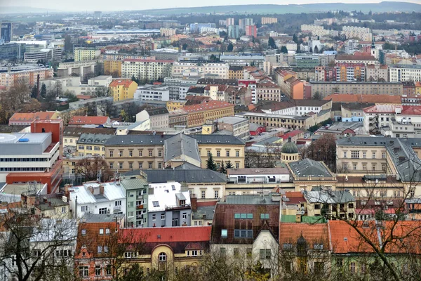 Brno, tschechische republik - panoramablick auf die Altstadt von brno, tschechische republik — Stockfoto