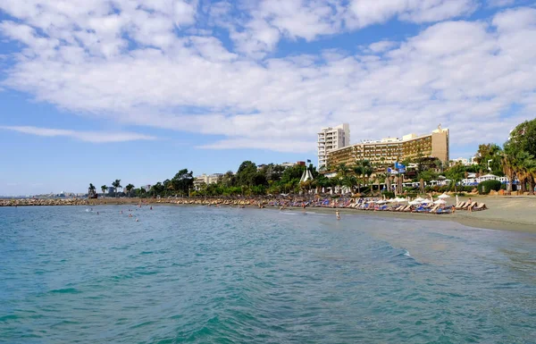 Dasoudi beach w Limassol, Cypr — Zdjęcie stockowe