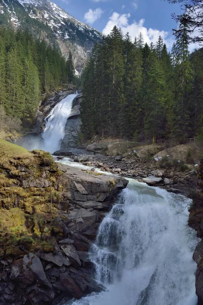 De Krimml Watervallen, Salzburg, Oostenrijk — Stockfoto
