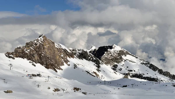 Skigebiet kitzsteinhorn-kaprun, Österreich im April — Stockfoto