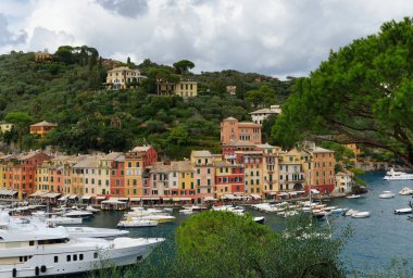 Eylül günü Portofino, Liguria, İtalya